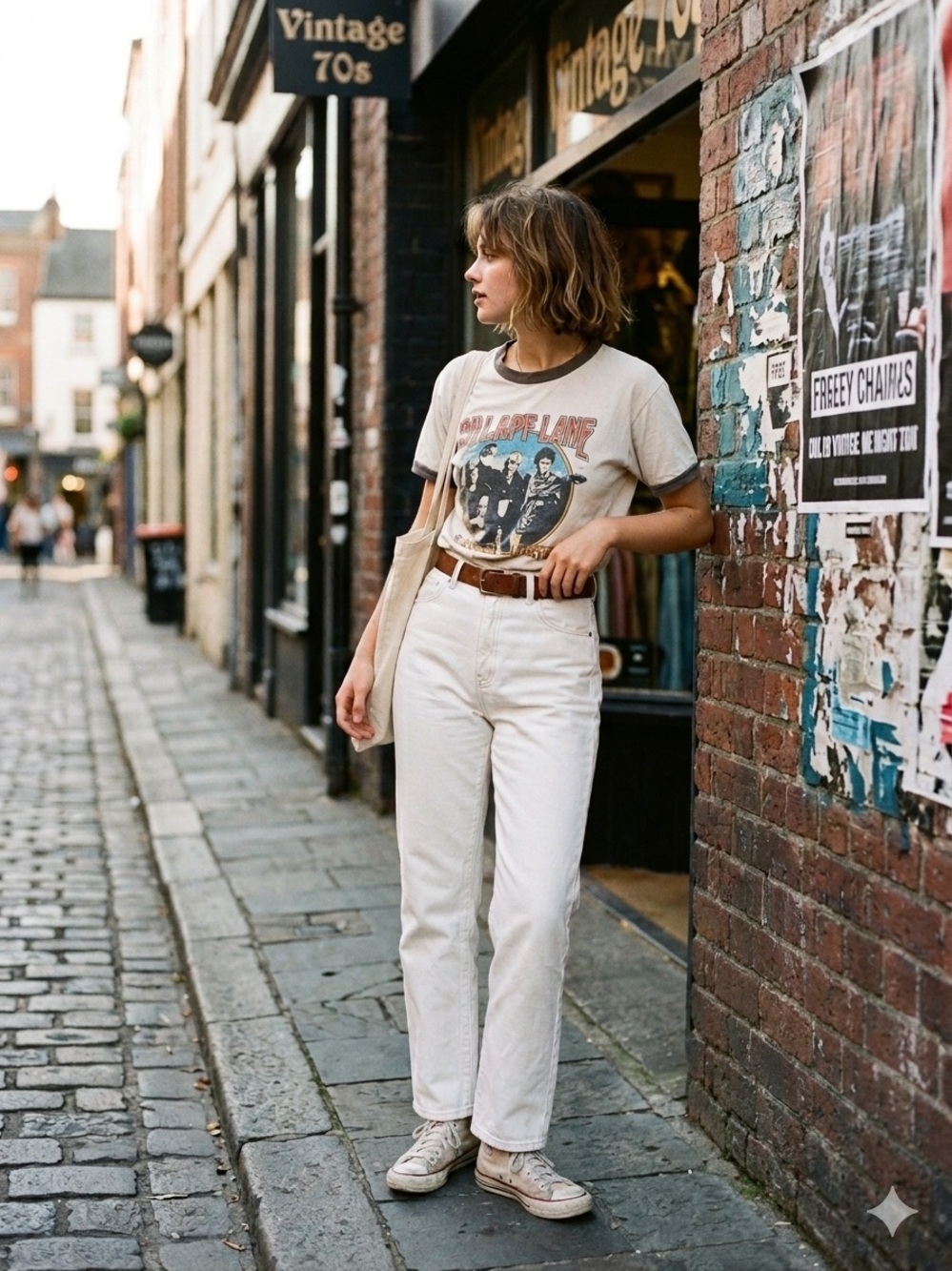 Rollas Jeans Womens 31 Vintage White Classic Straight High Rise Australia Denim